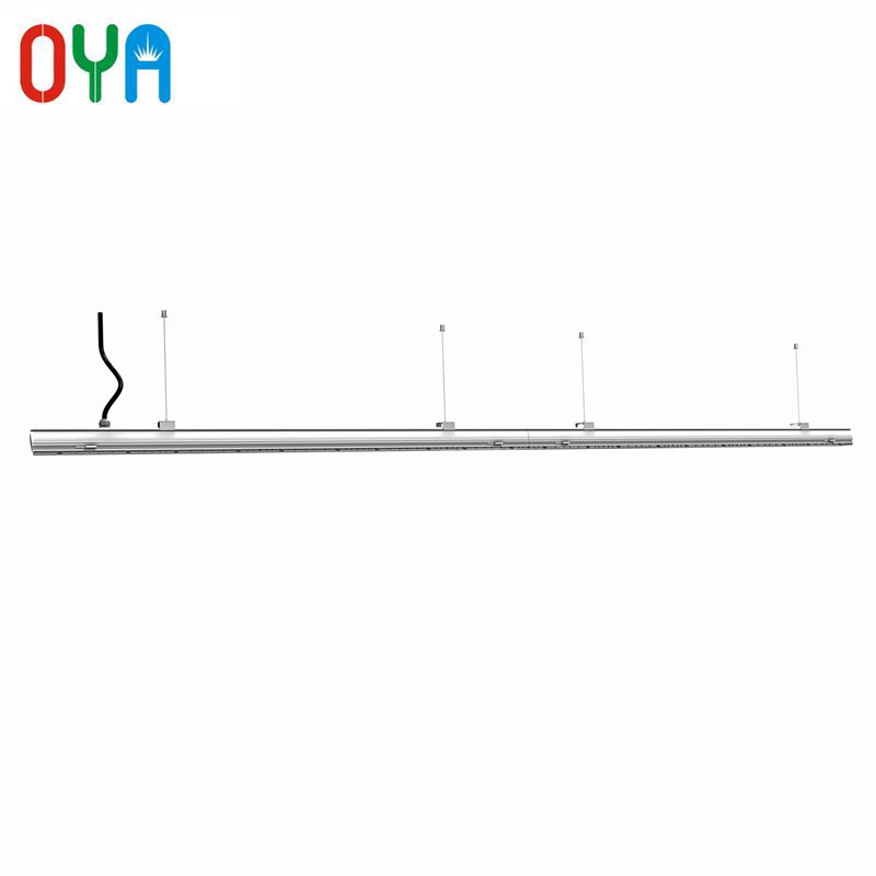 Système d'éclairage linéaire à LED PWM Dimmable 60W avec rail de guidage à 7 fils