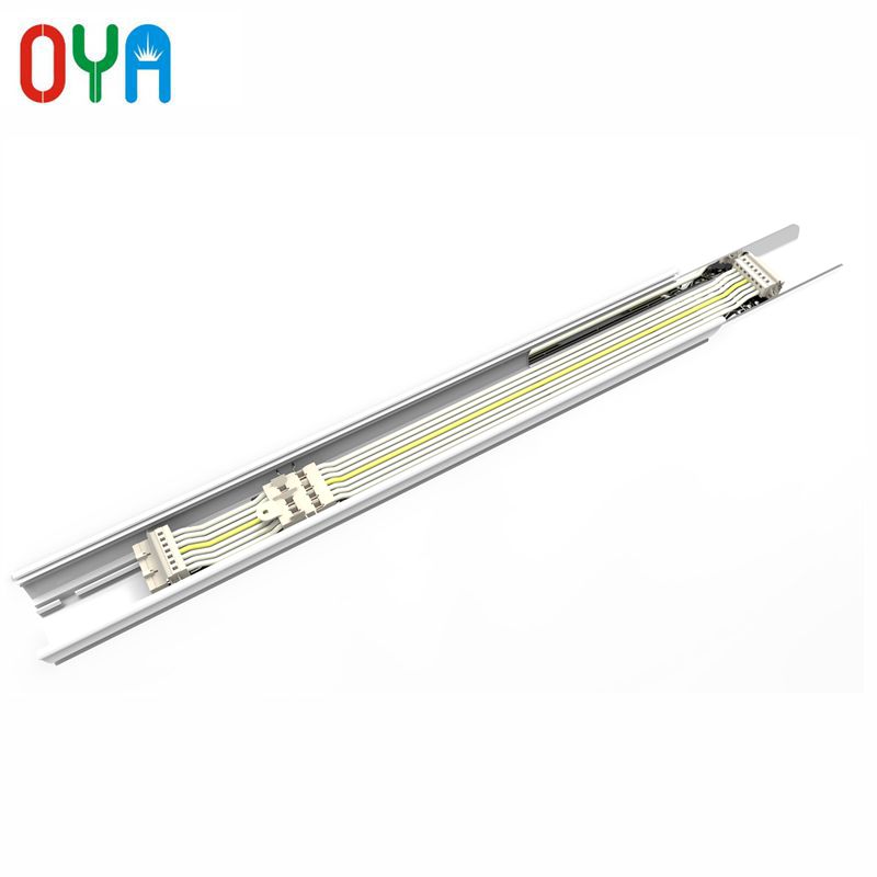 Système d'éclairage linéaire de tronc de Dali Dimmable 40W LED 1200mm avec rail de guidage à 7 fils