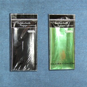 Nappe d'aluminium avec nappe métallique de couleur unie pour la noce célébrer les vacances