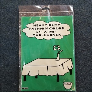 Nappe en plastique jetable de restaurant rond / rectangle nappes de cadeaux de vacances