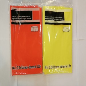 54x108 PVC jetable Party nappe couleur unie carré et forme de la maison décoration décoration couvercle de table
