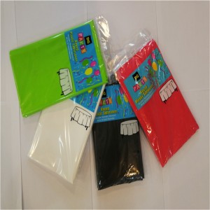 Couverture de table en plastique ronde en gros de nappe en PEVA