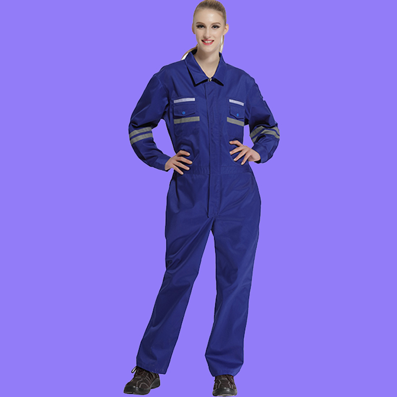Uniforme d'ingénierie unisexe veste de travail avec deux couleurs