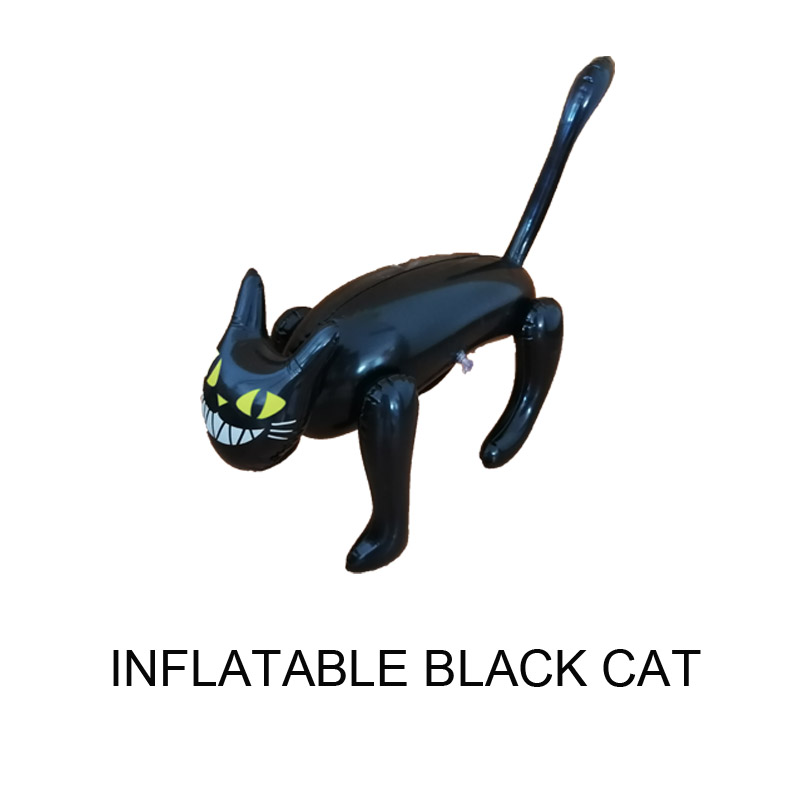 Accessoires gonflables de décorations d'Halloween Black Cat