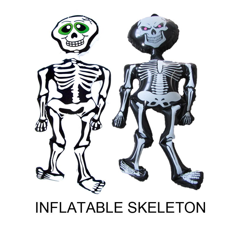 Squelette gonflable accessoires de décorations d'halloween