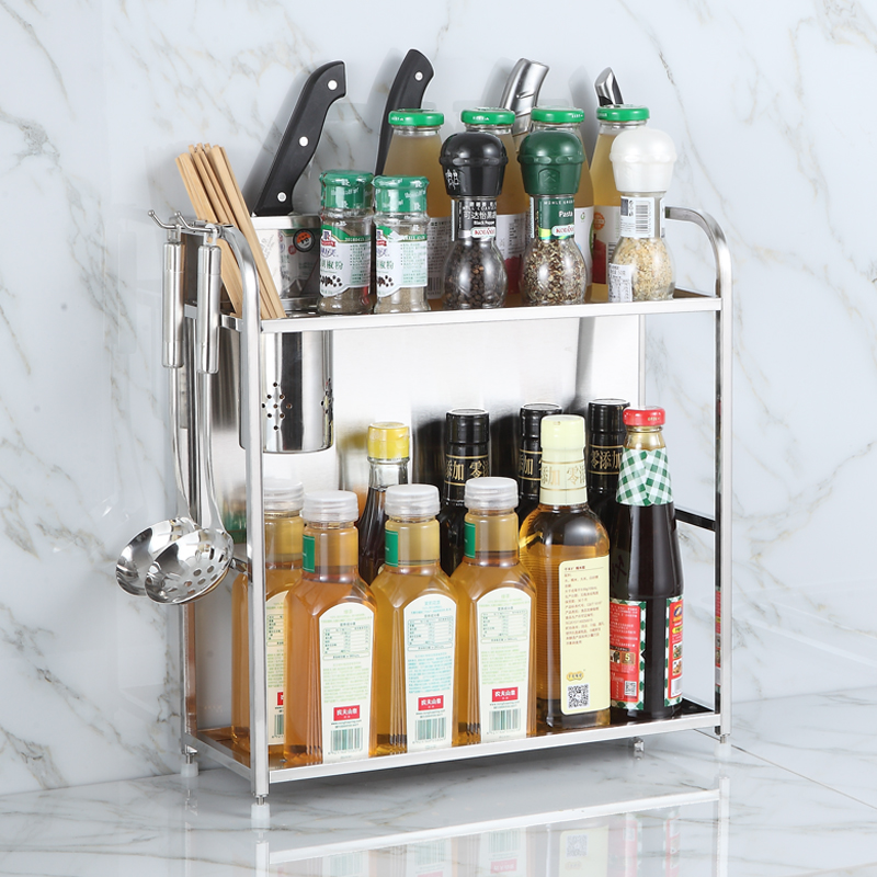 Porte-épices en acier inoxydable, porte-couteaux, support de rangement