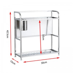 Porte-épices en acier inoxydable, porte-couteaux, support de rangement