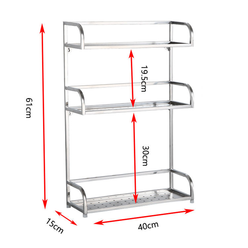 Porte-épices en acier inoxydable, porte-couteaux, support de rangement