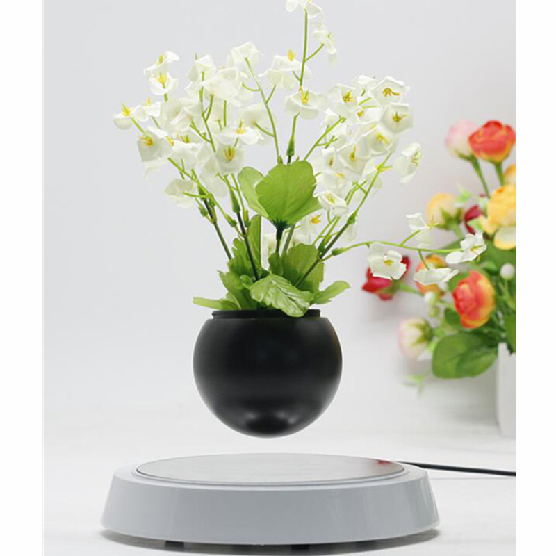 NOUVEAU 360 rotant maglev flottant lévitant air bassin planteur pot bonsaï