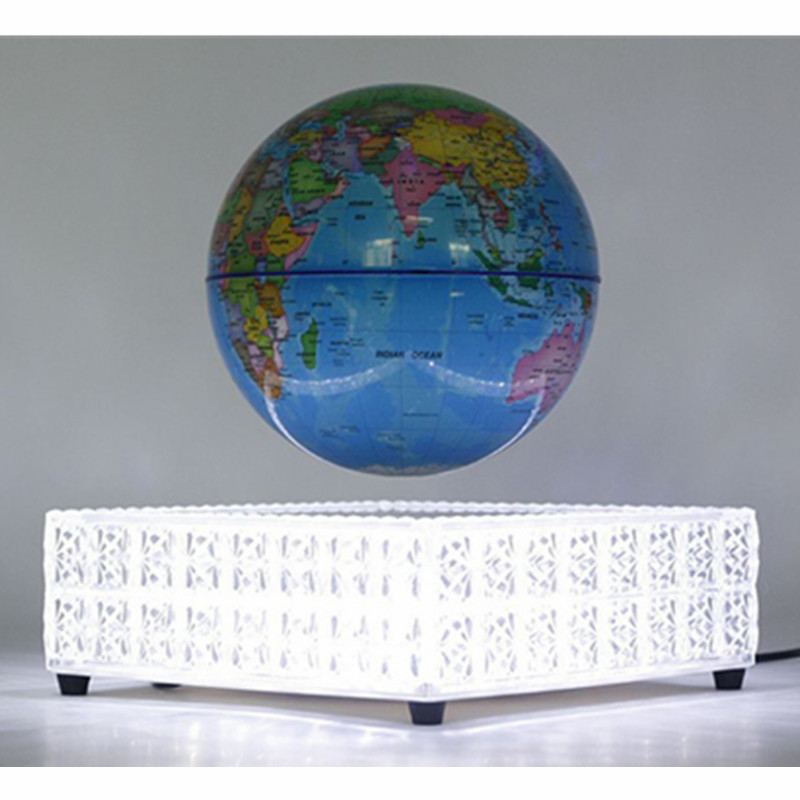 épines de cristal conduites de lévitation de cristal maglev PA-0717-G globe flottant 6inch 7inch 8inch