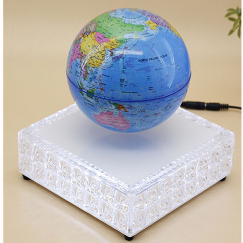 épines de cristal conduites de lévitation de cristal maglev PA-0717-G globe flottant 6inch 7inch 8inch