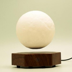 nouveau socle en bois lévitation magnétique lévitation lune PA-1008 lampe de lune flottante