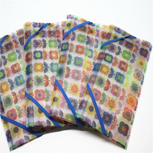 Chemise de classement en plastique PP avec élastique