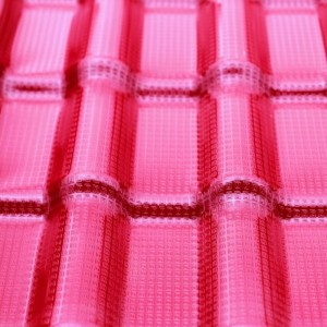 Tuile en résine synthétique ASA, tuile vitrée trapézoïdale