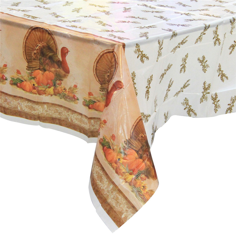 Jour de Thanksgiving Turquie nappe tissu sur le bureau