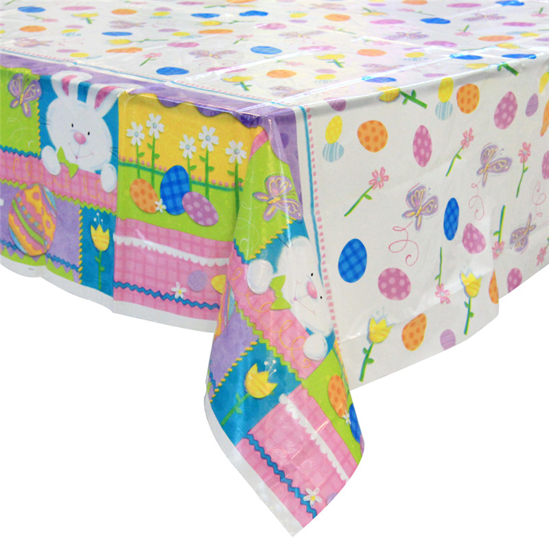 Couverture de table de fournisseur de cadeaux de nappe de festival de oeufs de Pâques