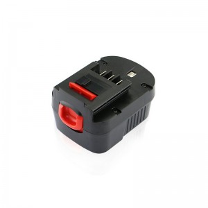 Pour Black \u0026 Decker Batteries de perceuse Ni-Cd A1712, A12, A12EX, FSB12, FSB120B, FSB120BX, BD-1204L, B-8315, BPT1047 12V 1300mAh