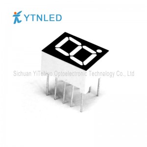 Affichage à LED 7 segments de 0,39 pouce rouge à 1 chiffre, tube numérique