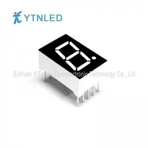 Affichage à DEL 7 segments de 0,5 pouce rouge à 1 chiffre, tube numérique