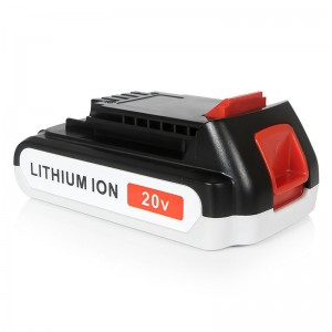 Batteries d'outils de remplacement sans fil Li-ion 1500mAh 20V pour Black \u0026 Decker LB20, LBX20, LBX4020, LB2X4020