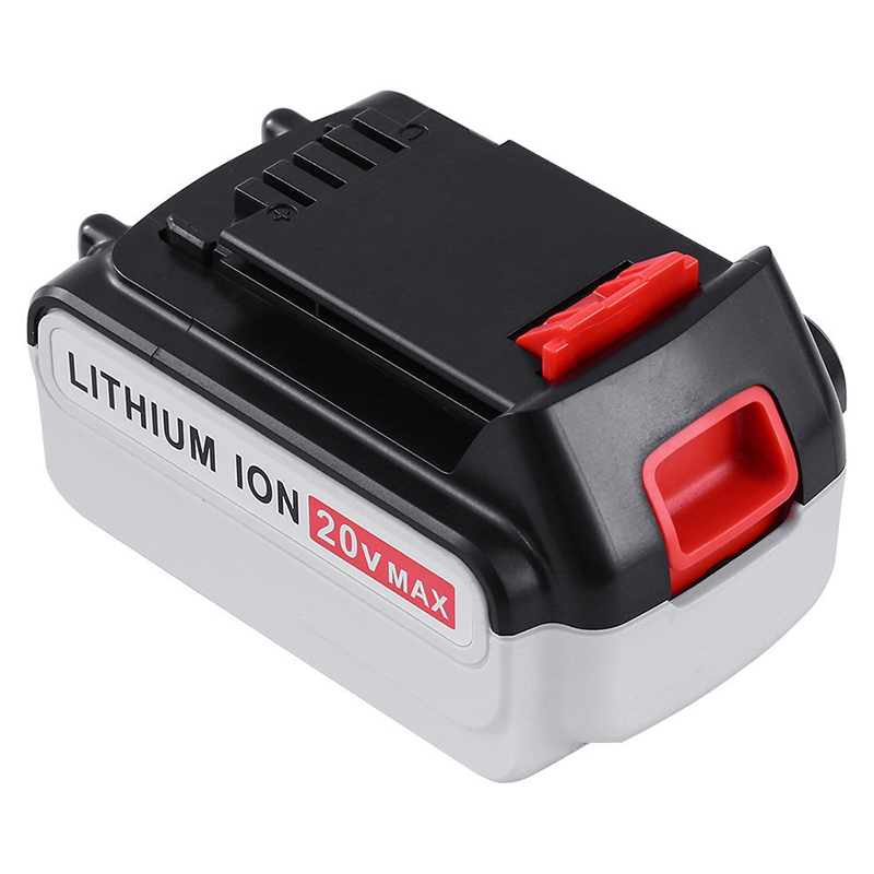 Batteries de remplacement Li-ion 20V 4000mAh pour outils sans fil Black u0026 Decker LB20, LBX20, LBX4020, LB2X4020