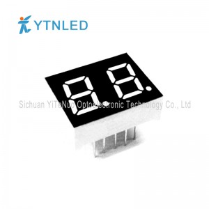 Afficheur LED rouge à 7 segments de 0,4 pouce à tube numérique