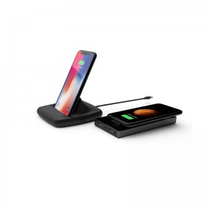 KPS-Z01 Nouveau chargeur USB amovible 5W tout en un chargeur de banque sans fil QI 10000mAh