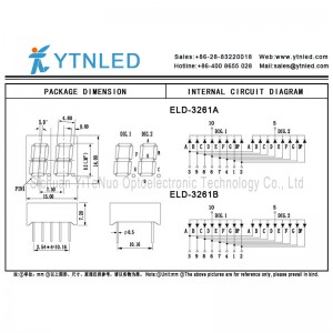 0,36 pouces à 2 chiffres rouge à LED 7 segments, tube numérique