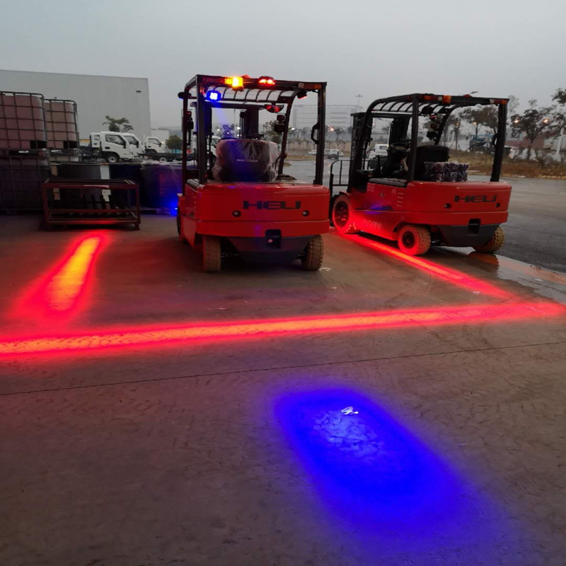 Nouveau style LED pour chariots élévateurs zone rouge