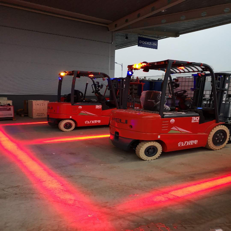Nouveau style LED pour chariots élévateurs zone rouge