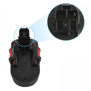 Outil électrique de batteries rechargeables de Ni-Mh 18V 3000mAh pour Bosch BAT025, BAT026