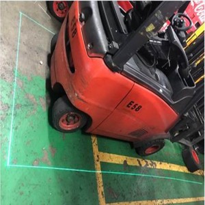 Voyant d'avertissement de chariot élévateur à laser vert