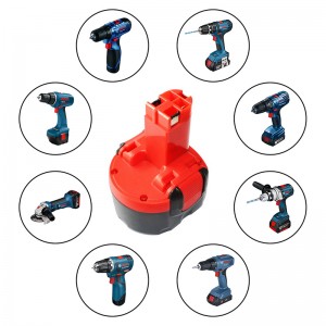 Bosch 2 607 335 587, 2 607 335 766 Batteries rechargeables pour outils électroportatifs Ni-Mh 7.2V 2000mAh