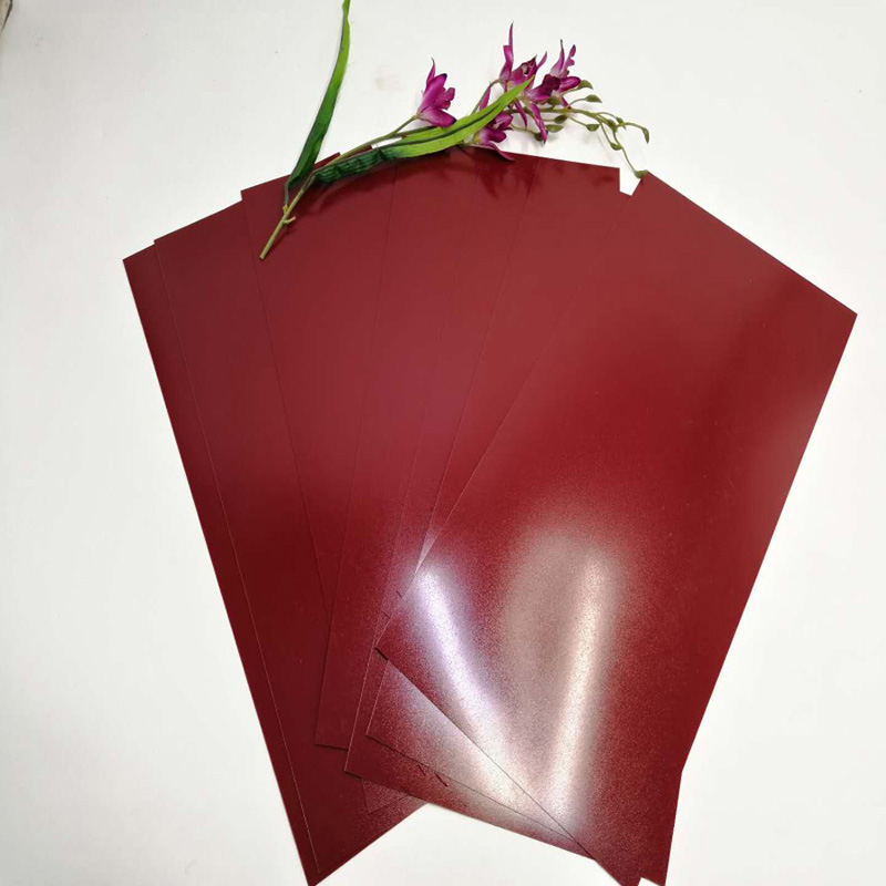 Feuille chaude de film en plastique d'ANIMAL FAMILIER de polyester de rose de vente chaude 350 microns pour la décoration de panneaux de mur