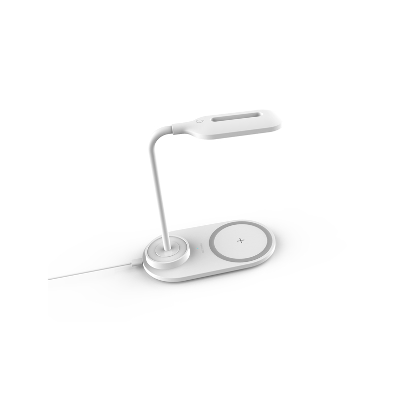 QI 10W rapide chargeur multifonctionnel de meubles 2in1 sans fil avec lampe KPS-9002