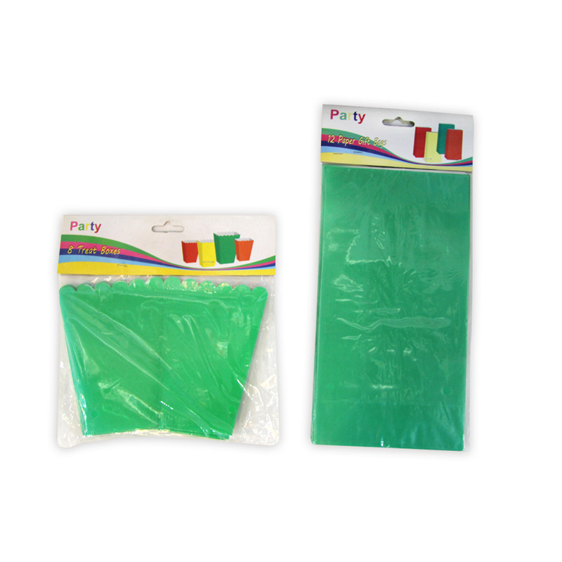La vaisselle en papier de bon prix a adapté des ensembles de vaisselle de vacances de couleur lumineuse