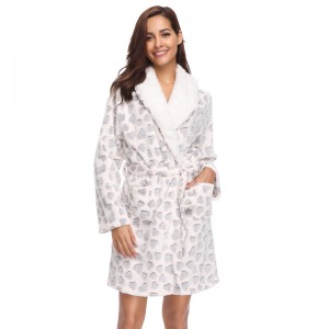 Pyjama adulte en molleton épuisé pour femme