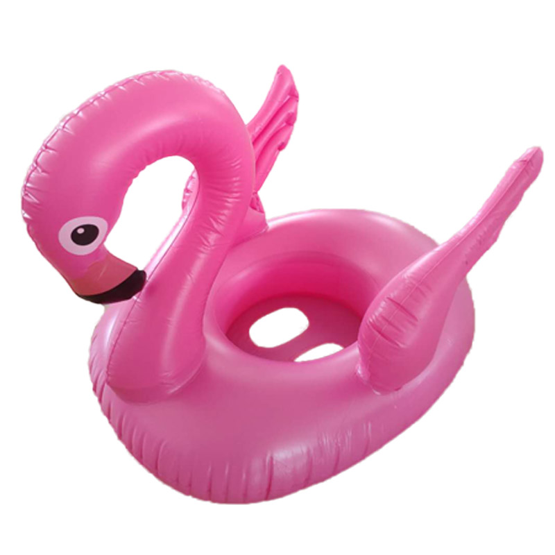 Flotteur gonflable de piscine de bateau de flamingo pour des enfants