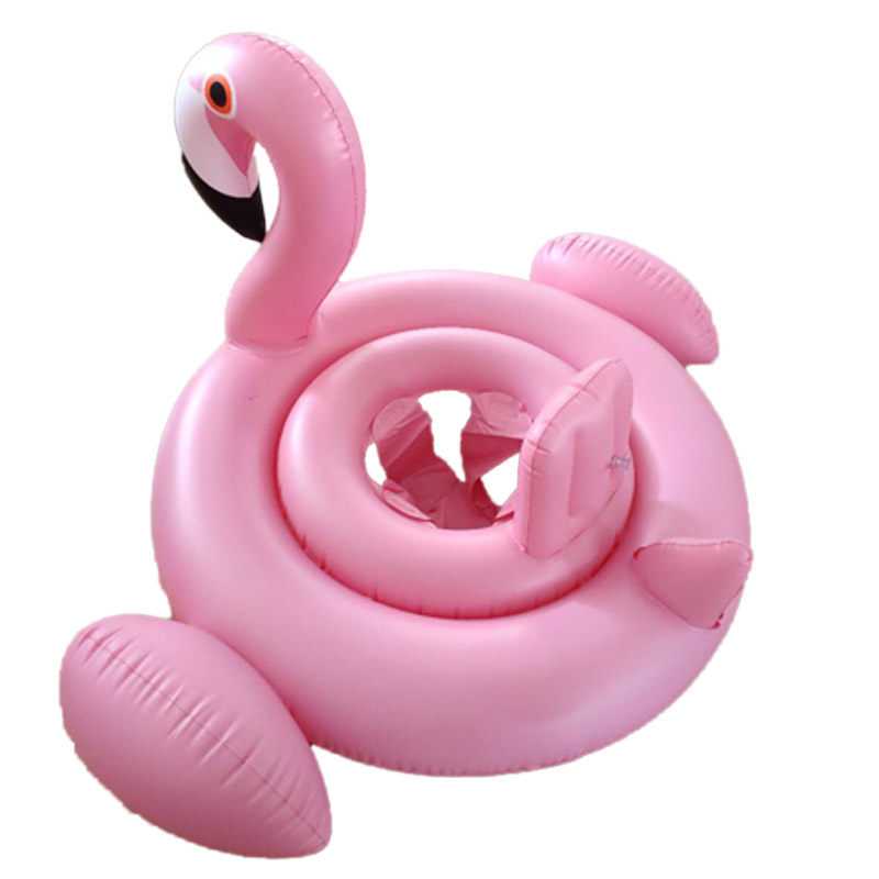 Flotteur gonflable pour piscine avec siège Flamingo pour bébé
