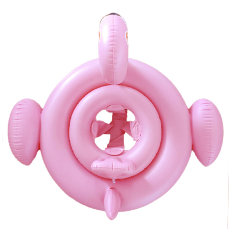 Flotteur gonflable pour piscine avec siège Flamingo pour bébé