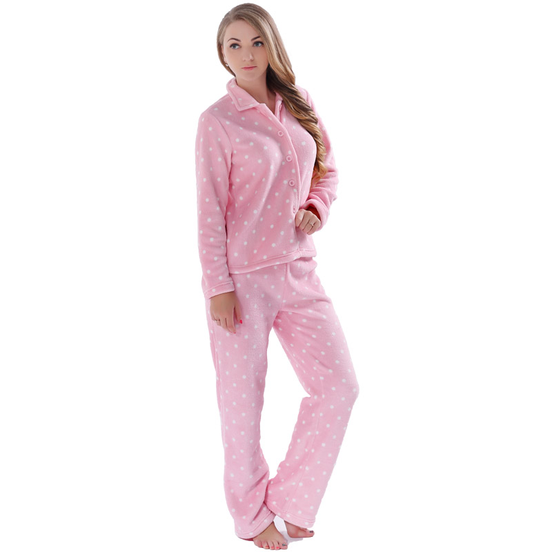 Pyjama Adulte Imprimé Polaire Femme