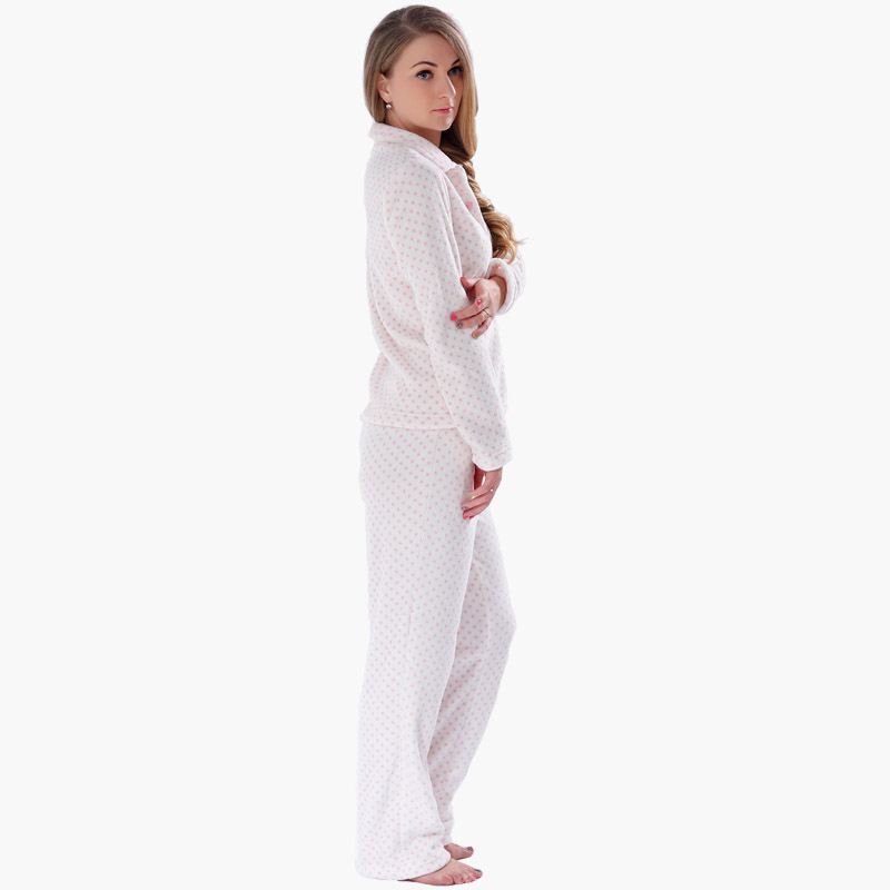 Pyjama Adulte Imprimé Polaire Femme