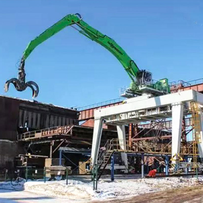 Grue à portique pour la manutention du bois