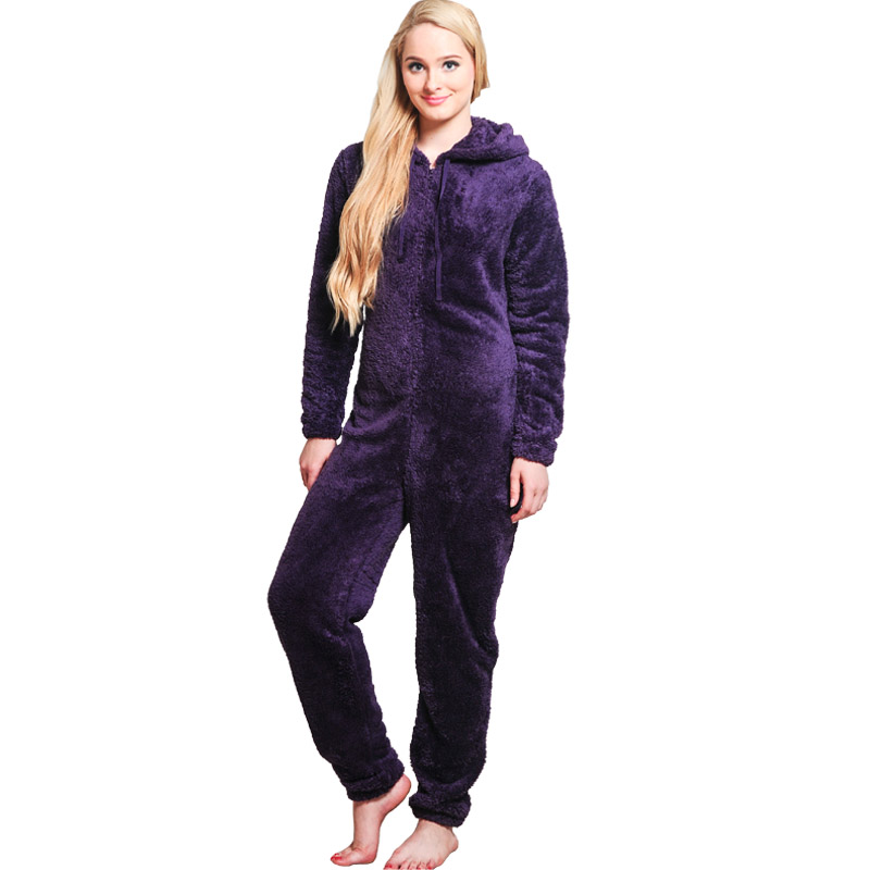 Pyjama Violet Pour Onesie Adultes