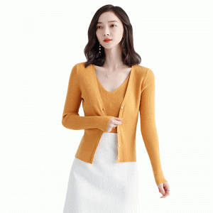 Ensemble deux pièces cardigan et gilet