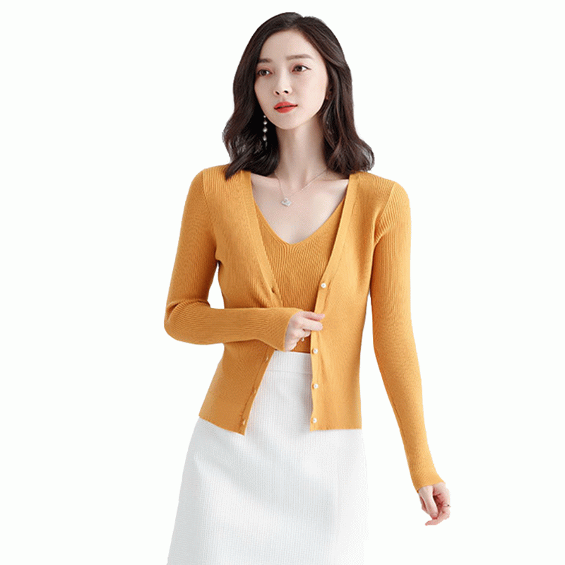 Ensemble deux pièces cardigan et gilet