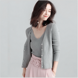 Ensemble deux pièces cardigan et gilet