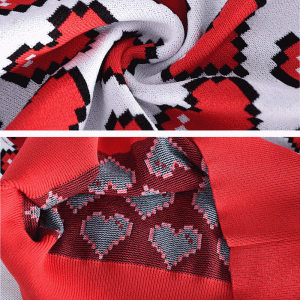 Pull en maille jacquard pour femmes en coton 100% OEM \u0026 ODM