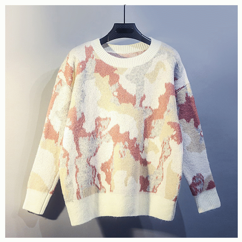 2019 nouvelle chemise de chandail en vrac de style coréen automne-hiver