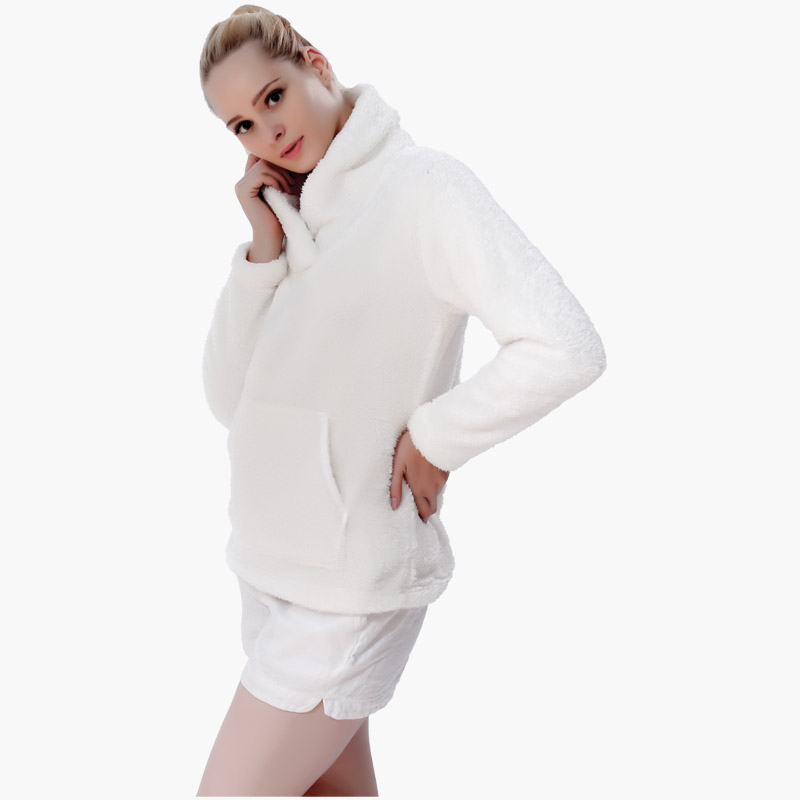 Sweat-shirt femme en laine polaire Snuggle
